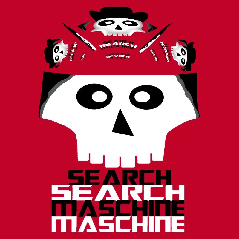 Skull Search Engine Logo Shirt Computer Science Design