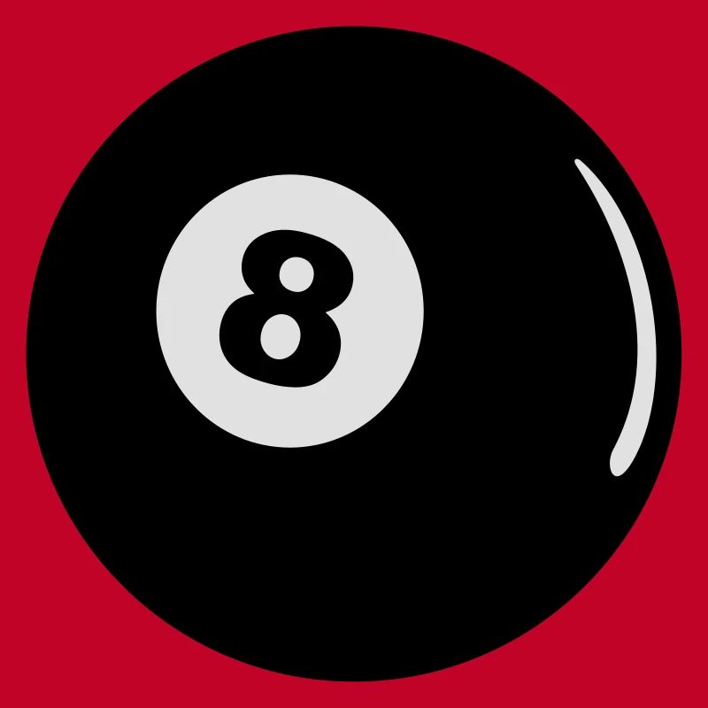 Billard Kugel schwarze 8 Ball Geschenk Pool