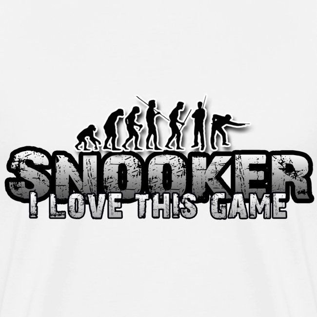 snooker "i love this game"
