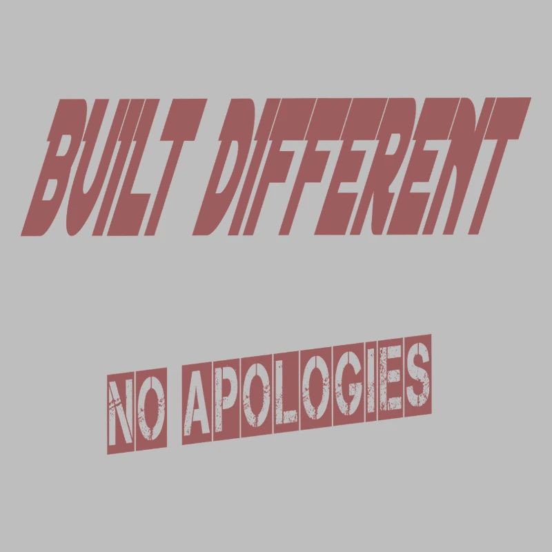 Construit différemment – Aucune excuse | Sweat à capuche unisexe