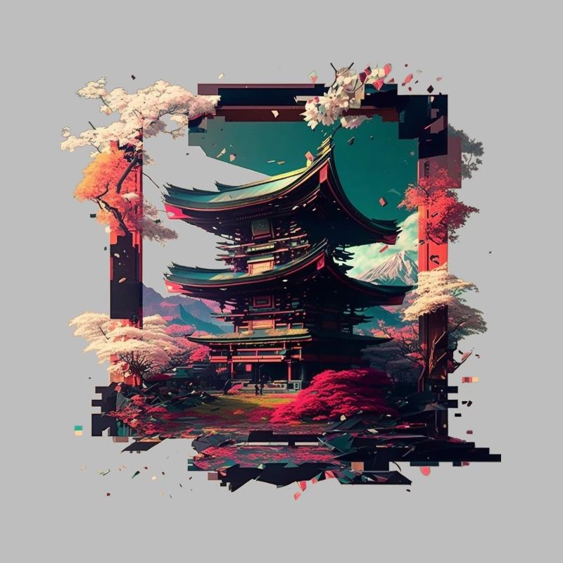 Bâtiment japonais de tranquillité