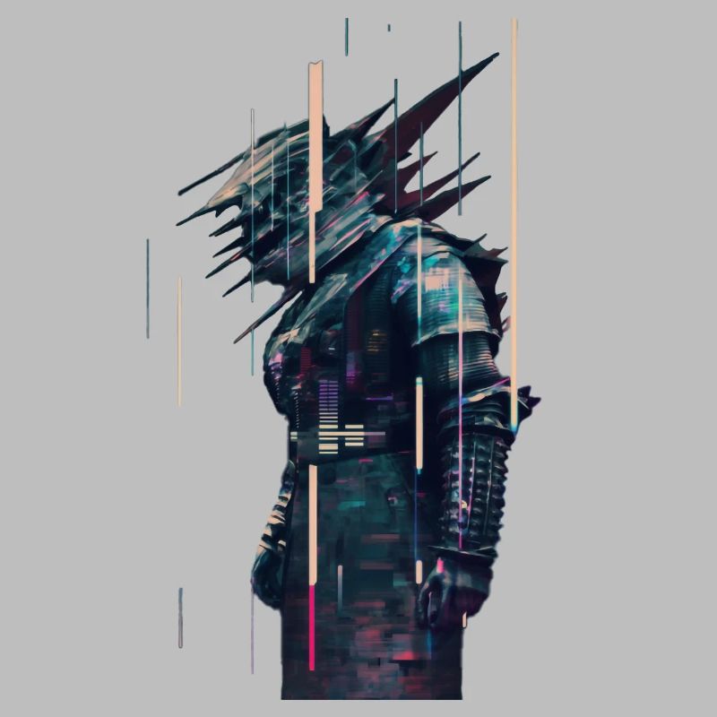 Ganzkörper Samurai