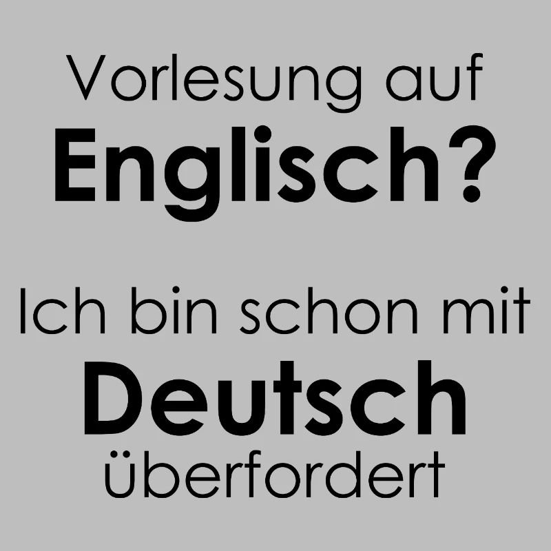 Unispruch "Vorlesung auf Eng" Geschenk, Studenten