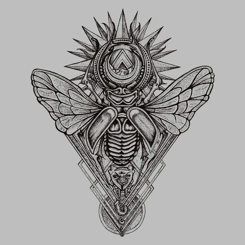 Stag Beetle - Einfarbig