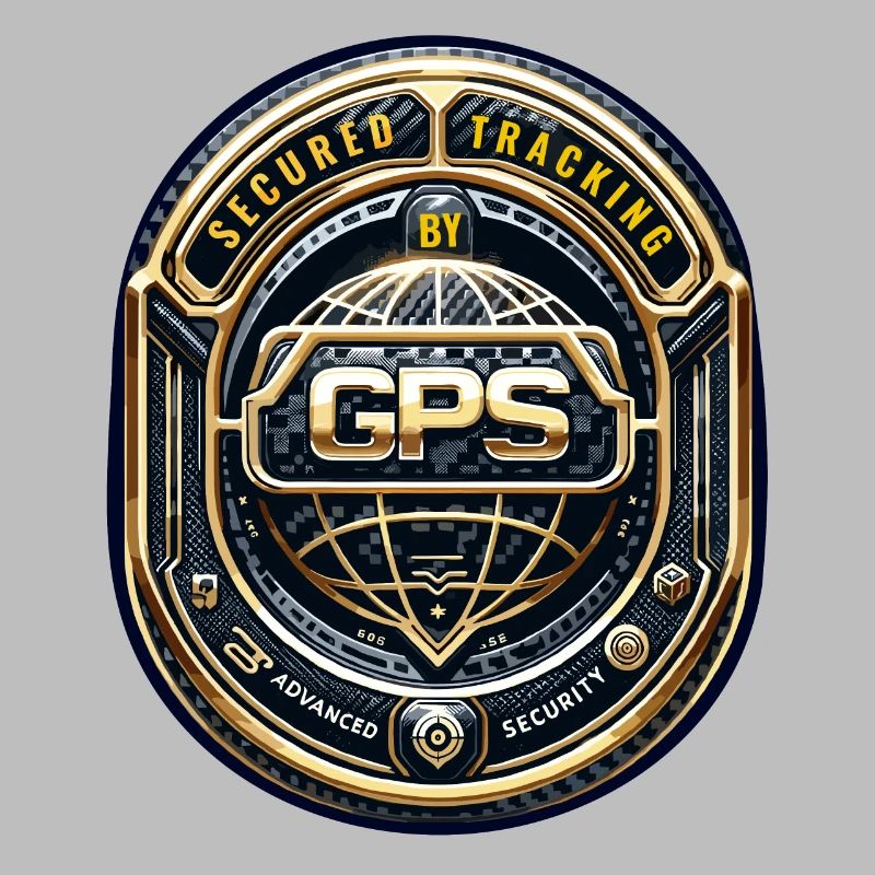 GPS-Tracking Warnaufkleber