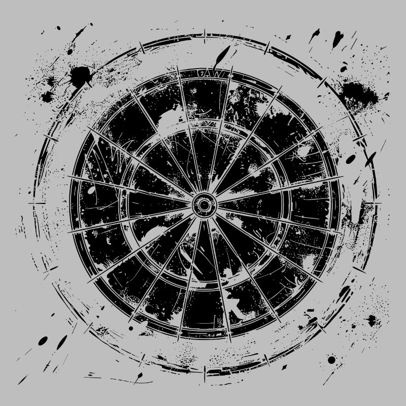 Dessin de jeu de fléchettes