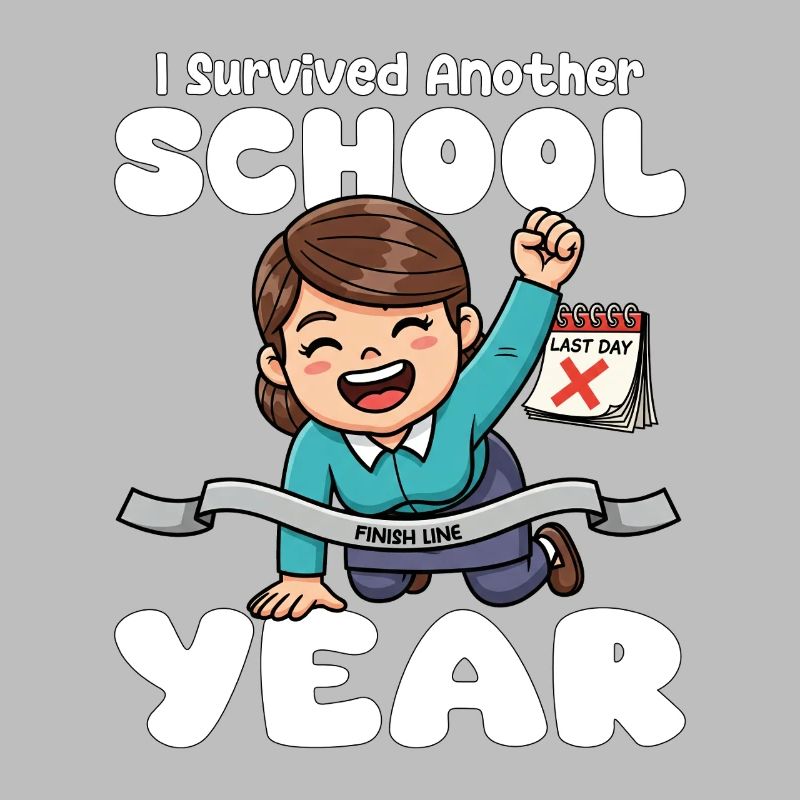 I SURVIVED ANOTHER SCHOOL YEAR - TEACHER GIFT