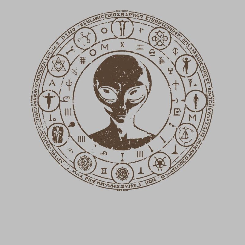 Conception de constellation extraterrestre mystique