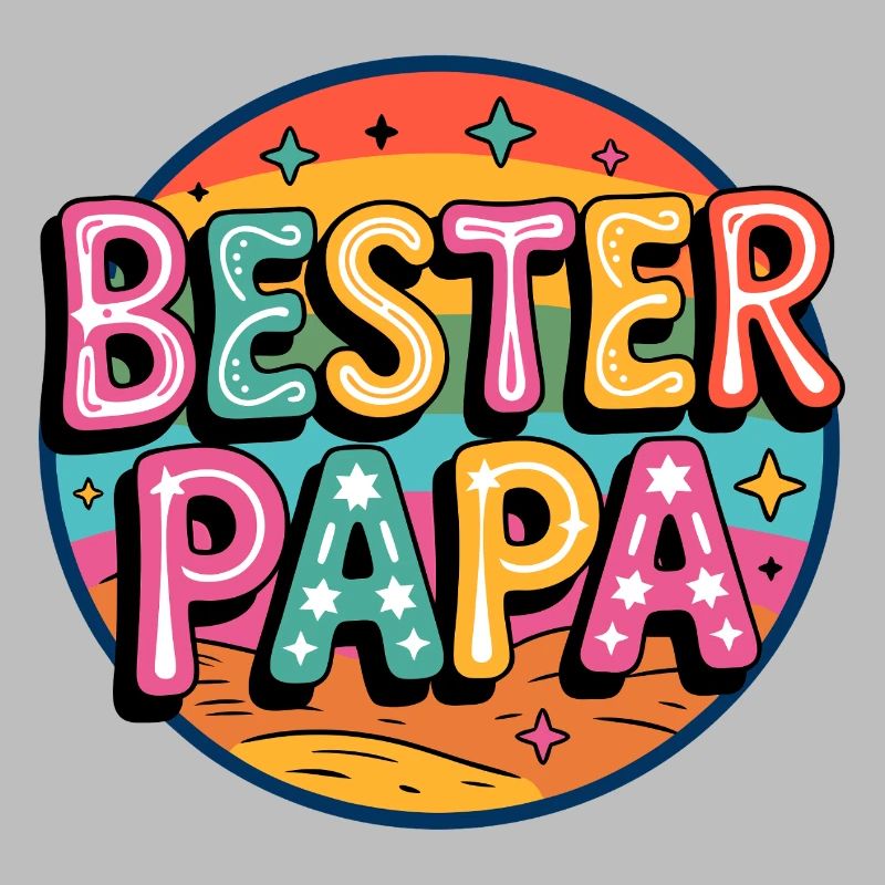 Bester Papa Retro