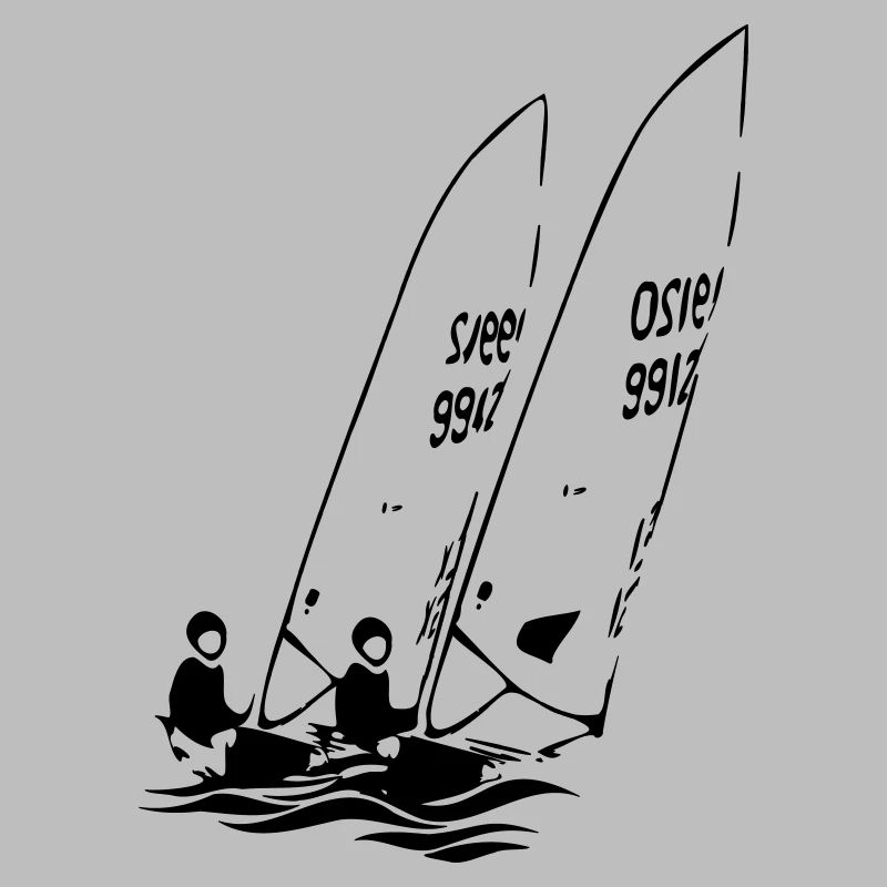 ILCA Dériveurs laser à voile dans la régate