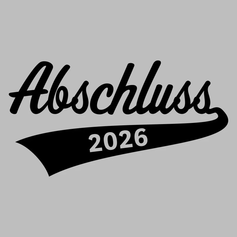 Abschluss 2026 (Schulabschluss / Black)