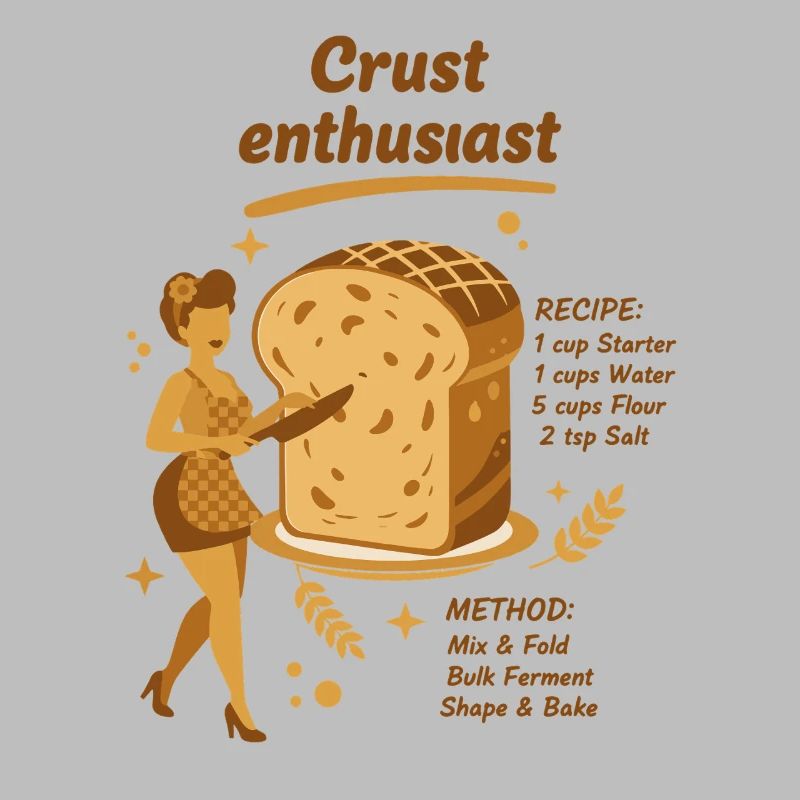 Sourdough Crust Enthusiast Bread Baking Baker