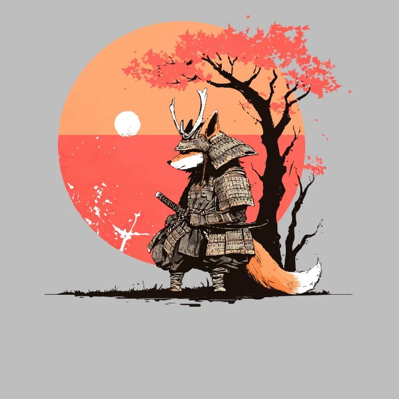 Samurai Fox at Sunset
