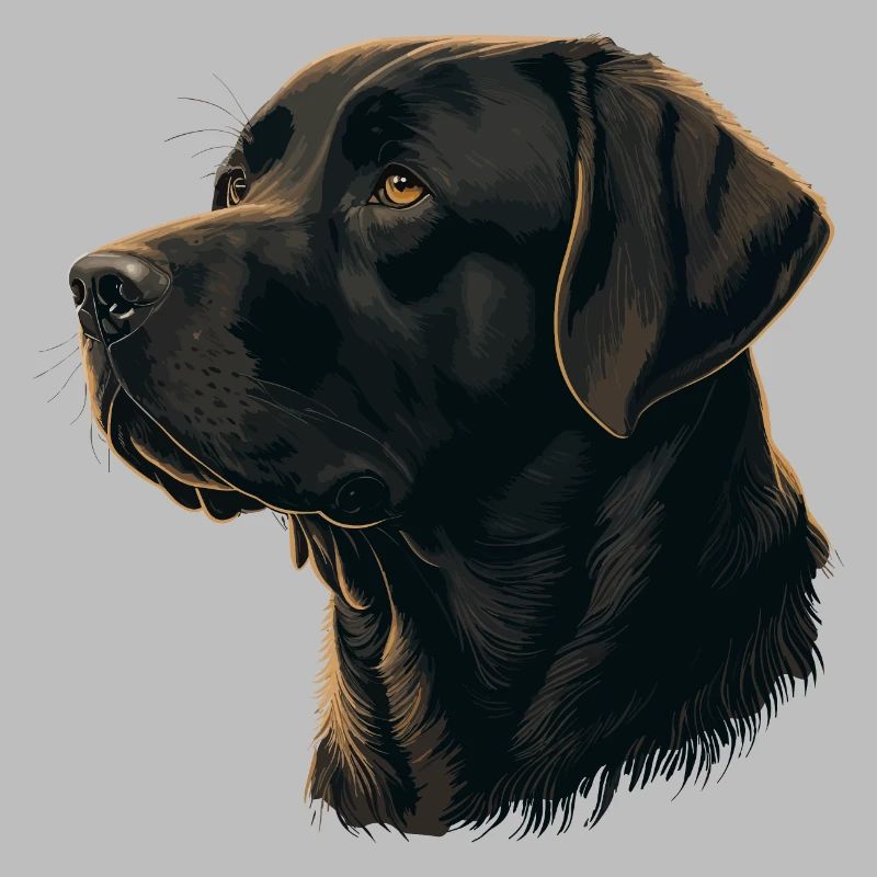 Soft Looking DarkBrown Labrador Retriever