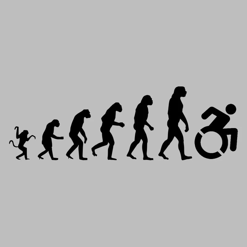 Evolution des Rollstuhls *