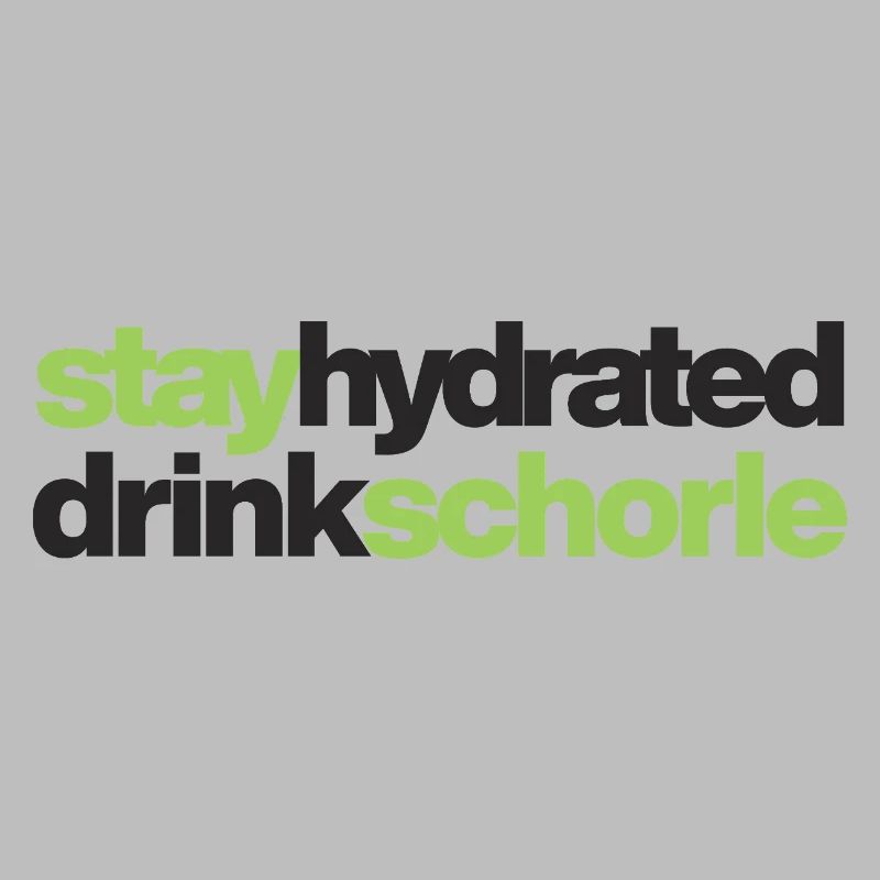 Restez hydraté - buvez du spritzer