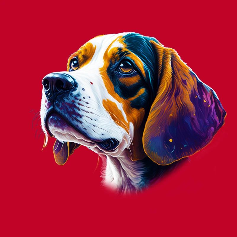 Beagle Abstract Art
