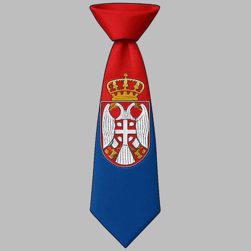 Cravate Serbie – Conception du drapeau