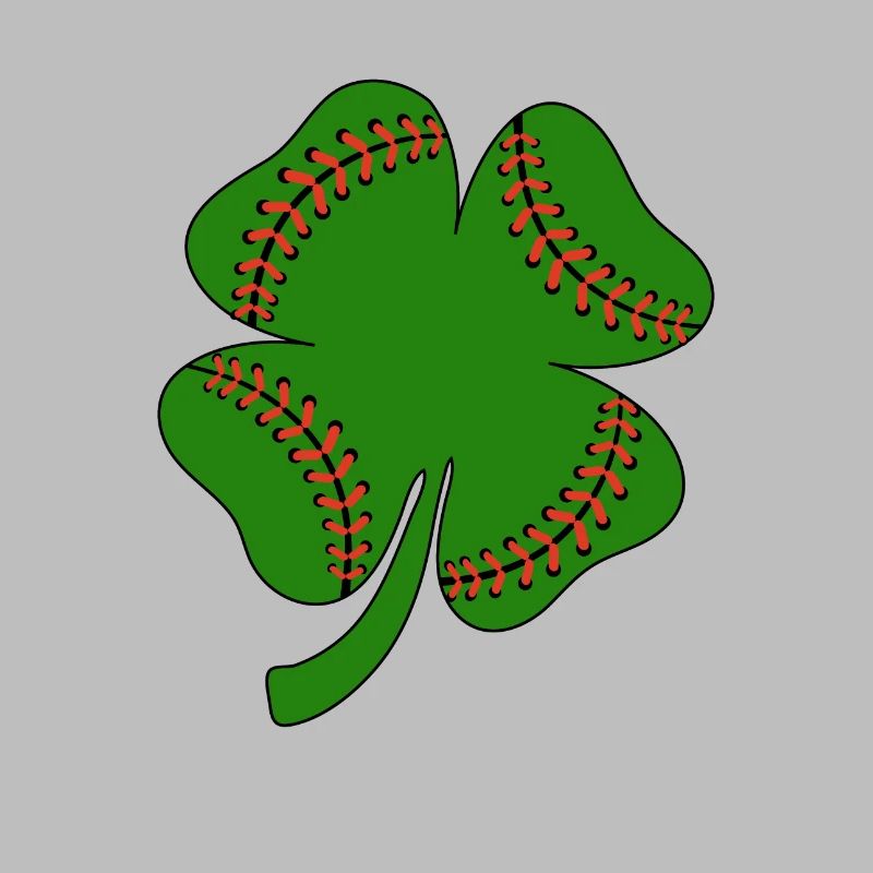 Baseball St Patricks Day, trèfle feuille, trèfle