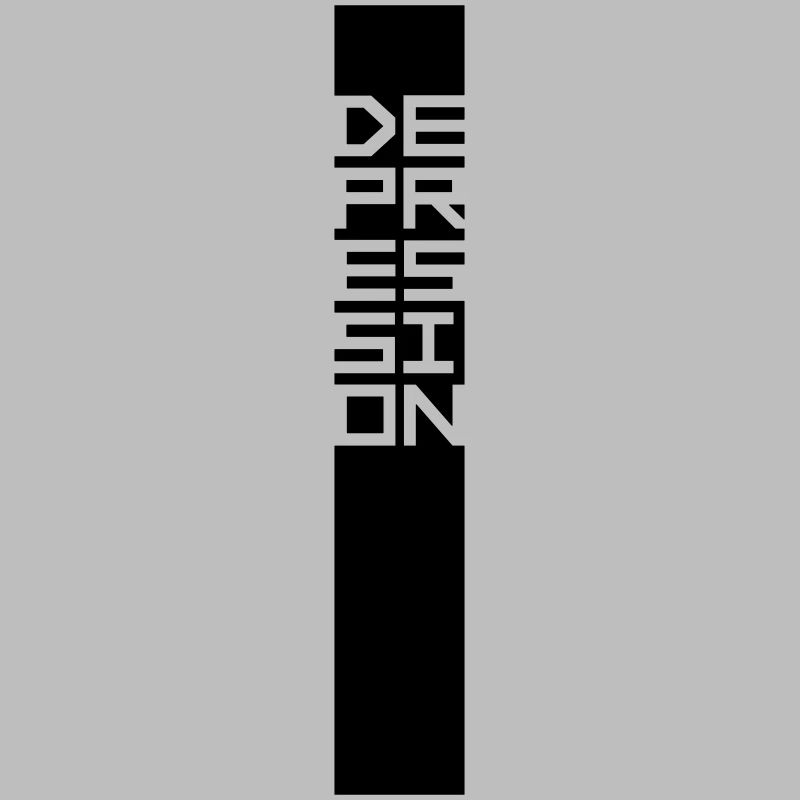 Text Balken Depression