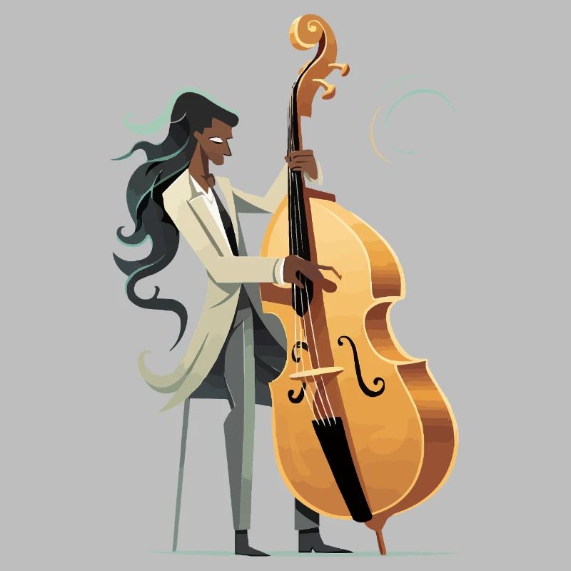 Maître du violoncelle dans le style moderne