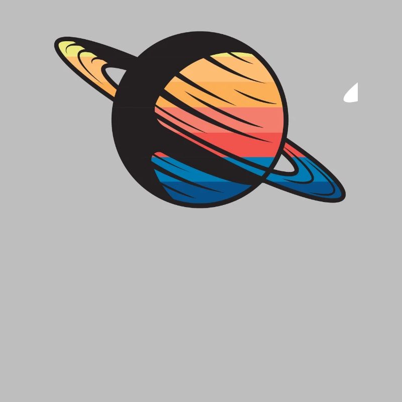 Planet Saturn outer space
