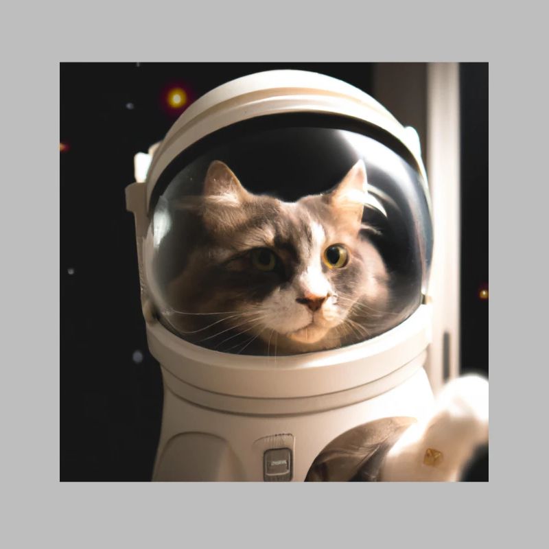 Chat dans l’espace