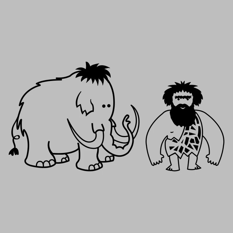 Mammoth caveman