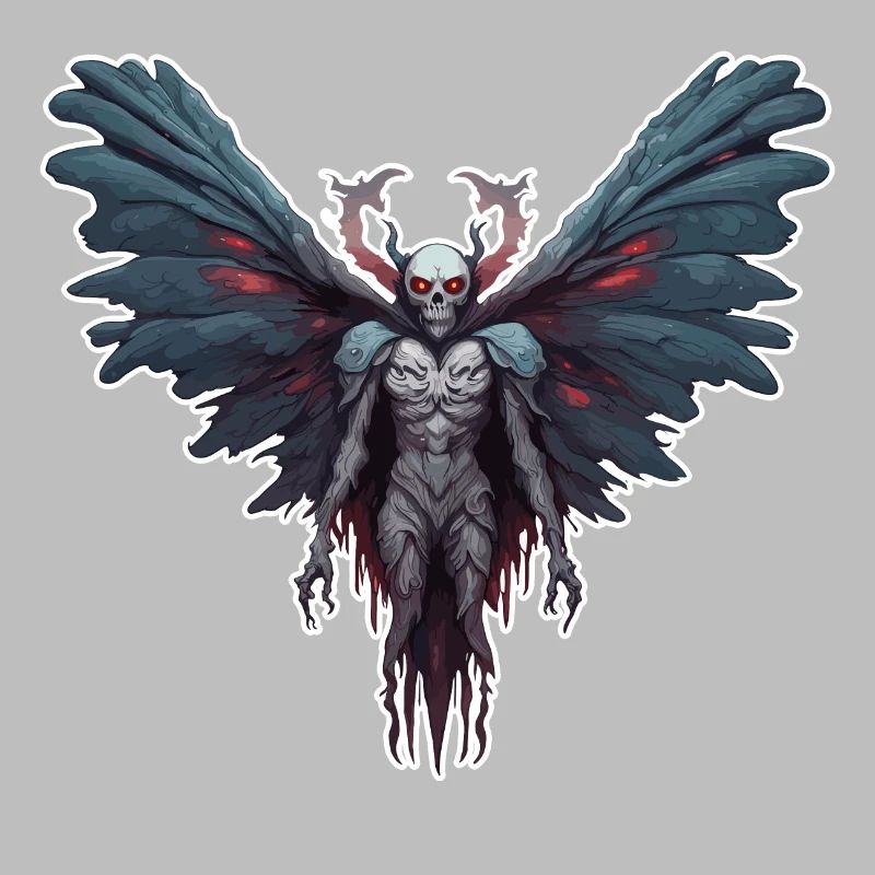 Mothman / Moth / Insect / Mythical Creature / Flutter
