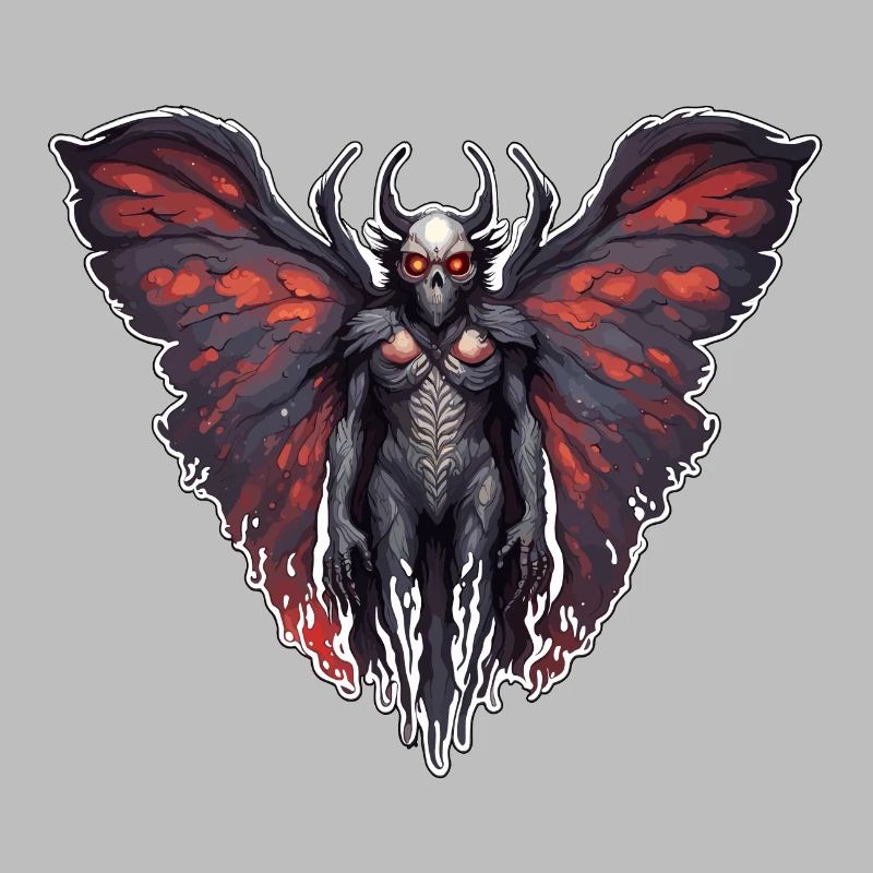 Mothman / Moth / Insect / Mythical Creature / Flutter