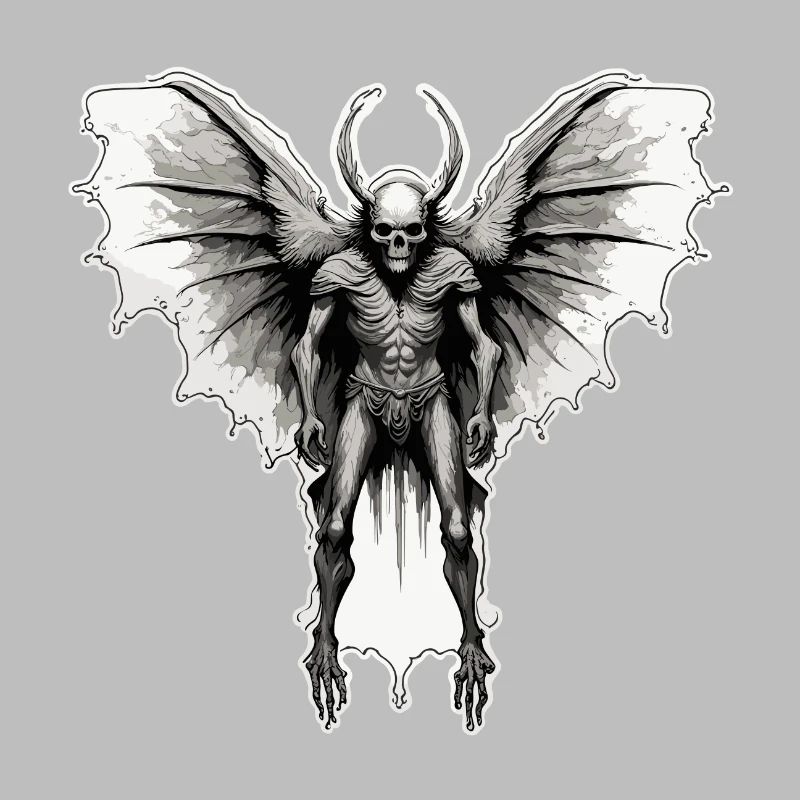 Mothman / Moth / Insect / Mythical Creature / Flutter