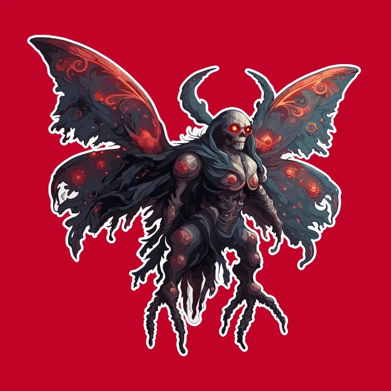 Mothman / Moth / Insect / Mythical Creature / Flutter