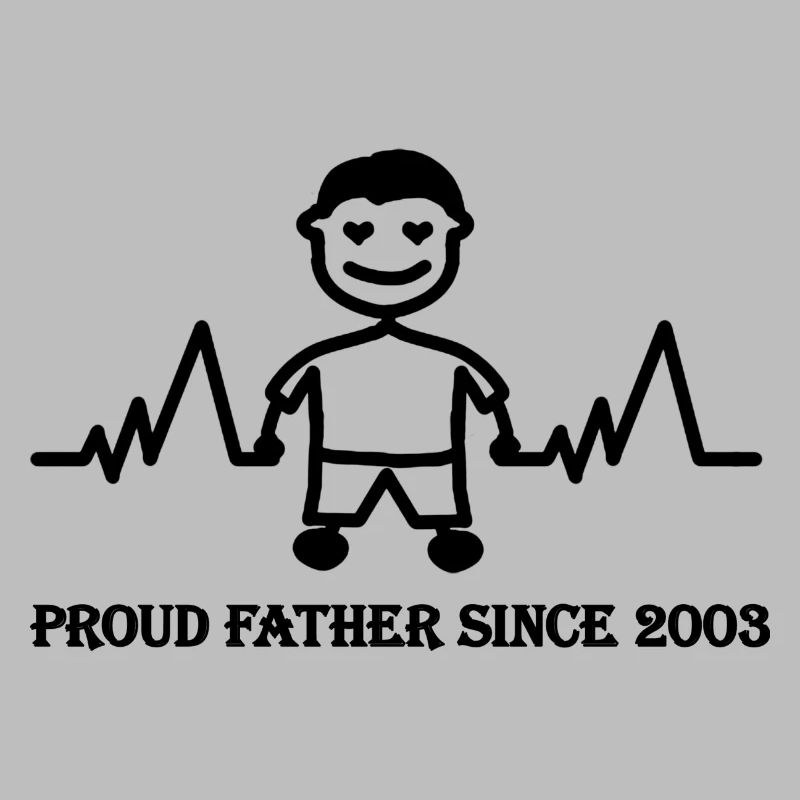 Stolzer Vater seit 2003 eines Jungen