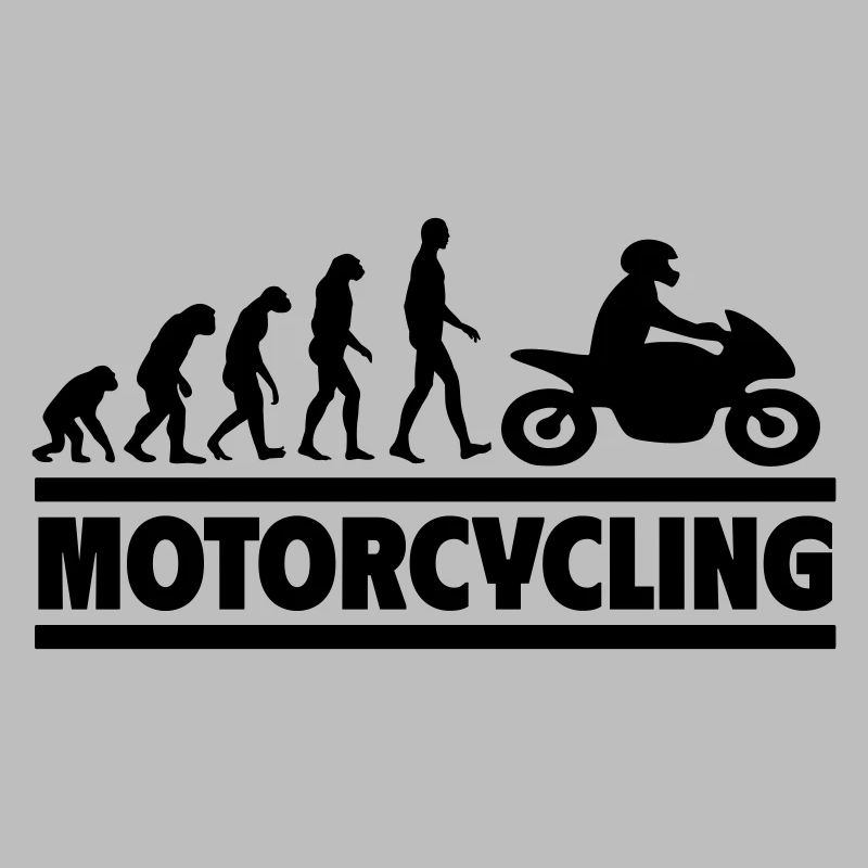 Motorcycling Evolution Perfect Gift Biker