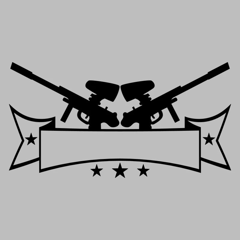 Write banner text 2 weapons aim paintball sp