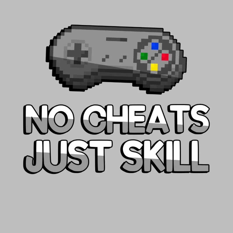 NO CHEATS JUST SKILL + SNES Controller - Gaming