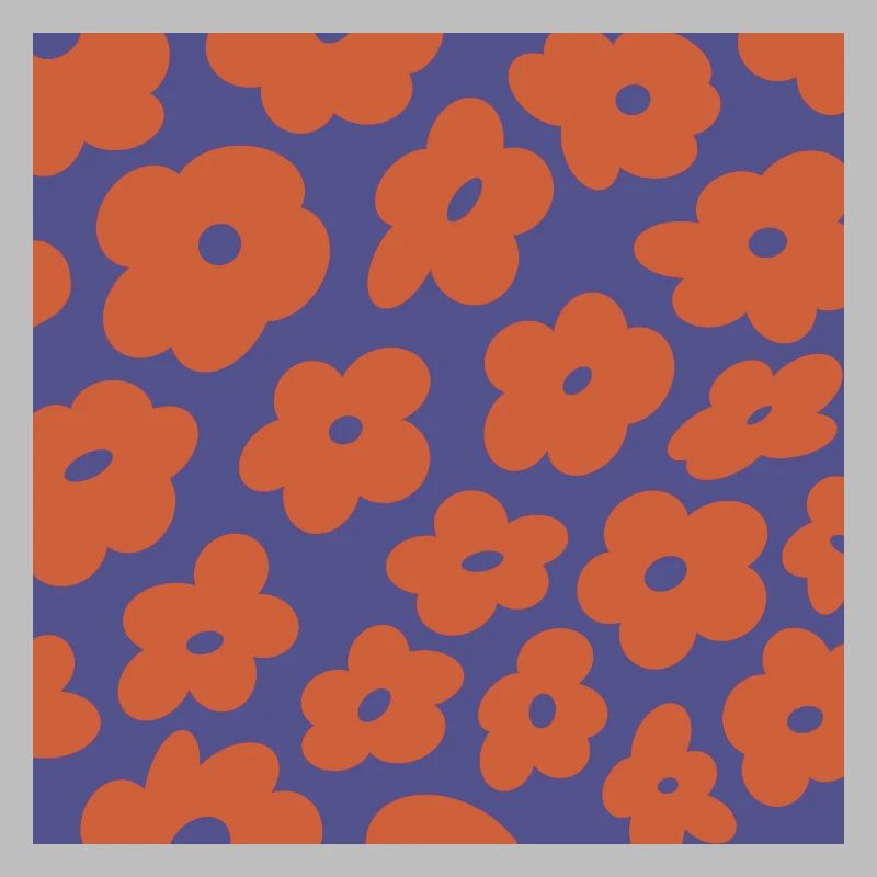 Flowers in a square
