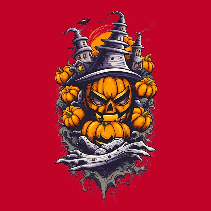 Halloween Villa Kürbiskopf