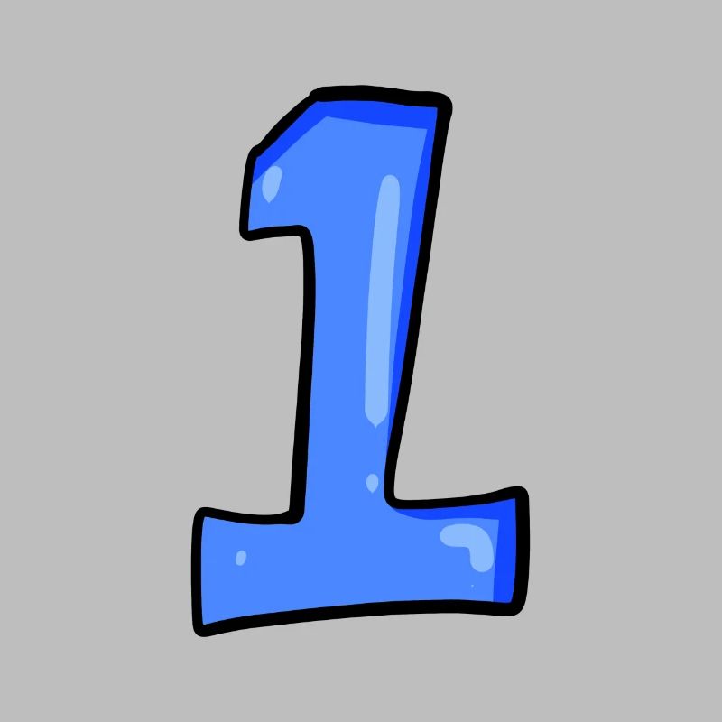 Paragraphe 1 Bleu - Numéro un