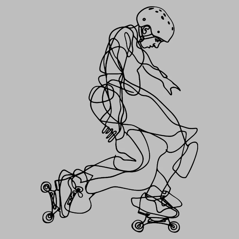 Roller Skater Drawing