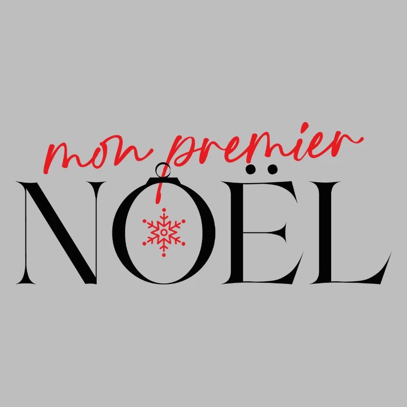 Mon premier Noël Flocon Rouge