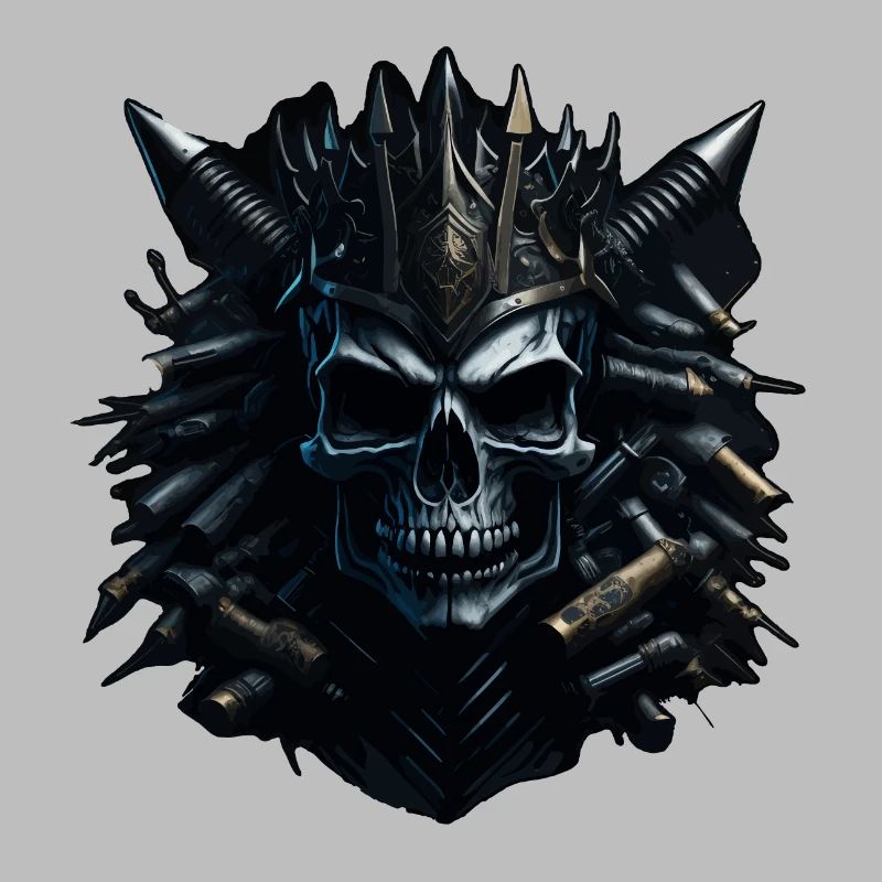 WIKINGER SCHÄDEL I SKULL DESIGN