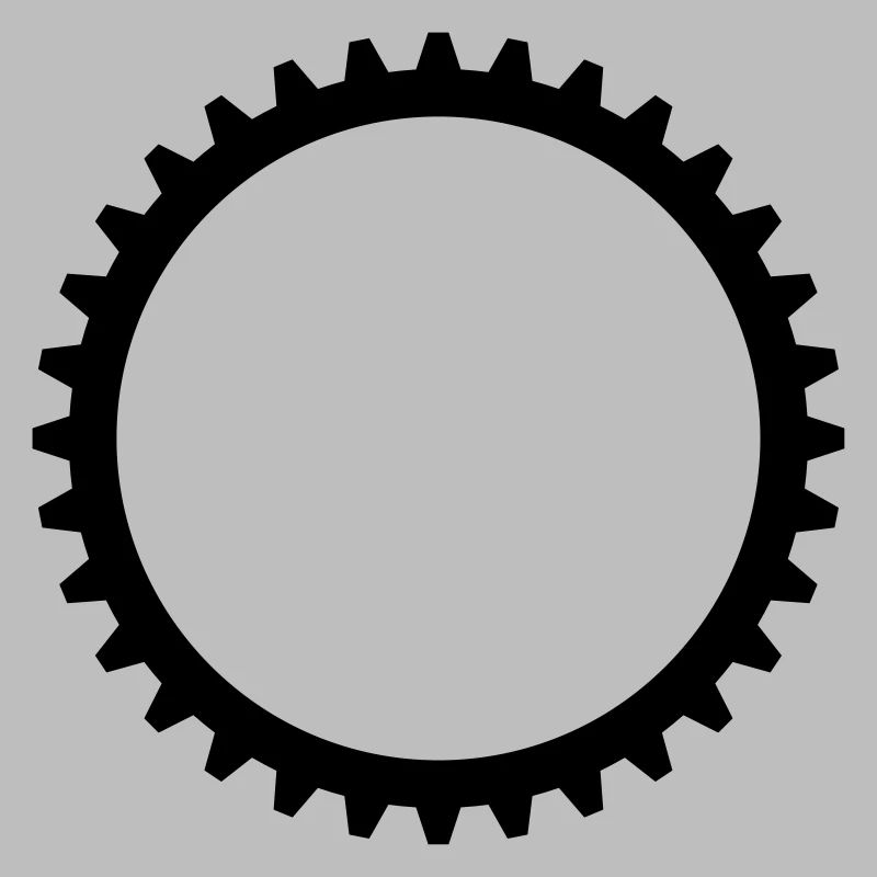 mechanical gear mechanical round serrated clockwork