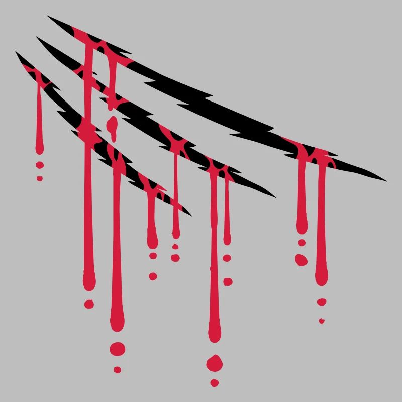 Tropfen Blut Kratzer