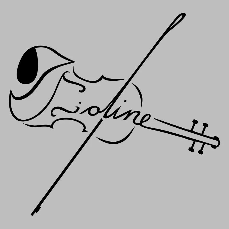 Violine mit Bogen