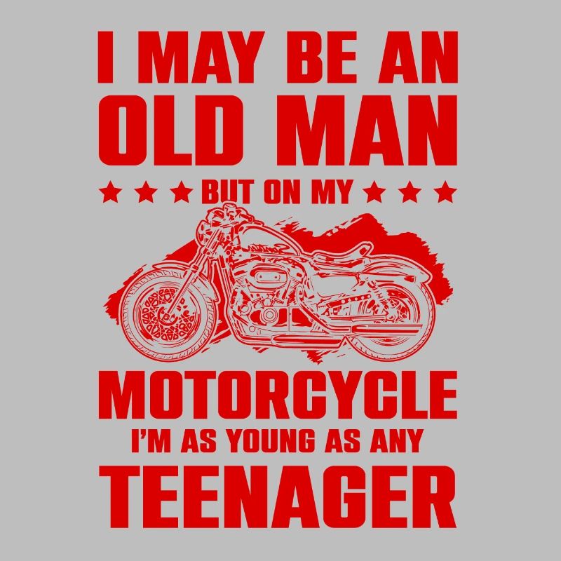 Motorcycle old man