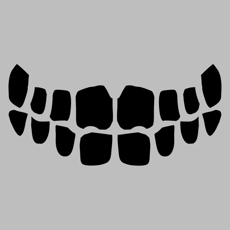 Grinning Evil Horror Mouth Smile Comic Teeth