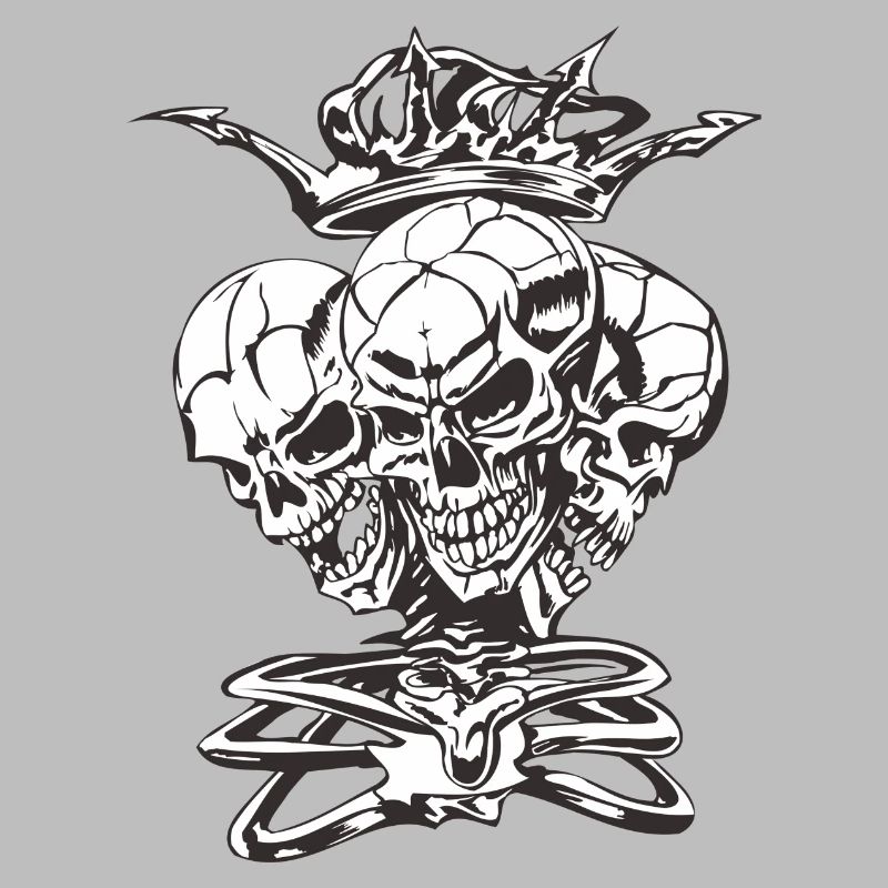 Skull Skeleton King Crown