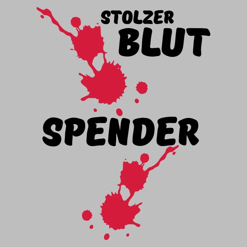 Stolzer Blutspender Blut Spende Geschenk Medizin