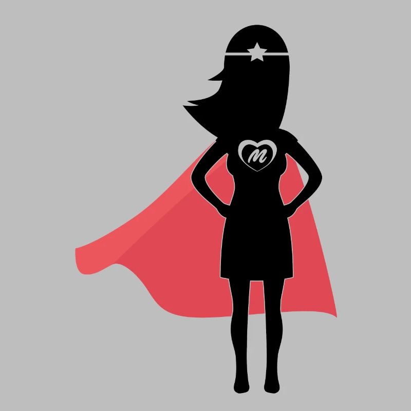 Super Mom Muttertag Mutter Mama Oma Mami Geschenk